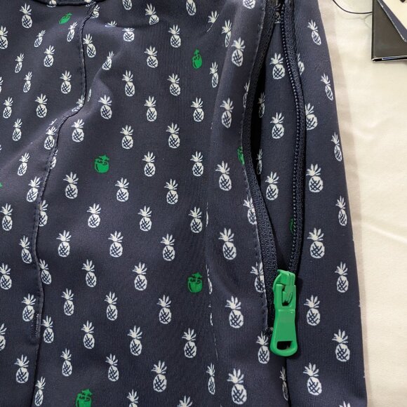 RLX RALPH LAUREN Skort Girls L (12-14) Navy Elite Wicking Pineapple Pull On - Picture 8 of 14